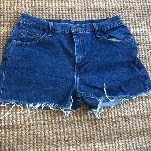 VINTAGE JEAN SHORTS - Picture 1 of 3